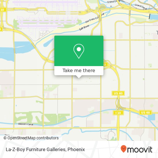 La-Z-Boy Furniture Galleries map