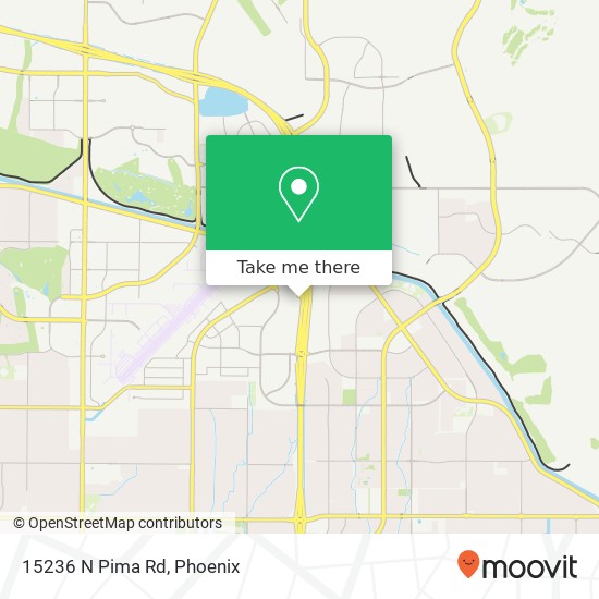 15236 N Pima Rd map