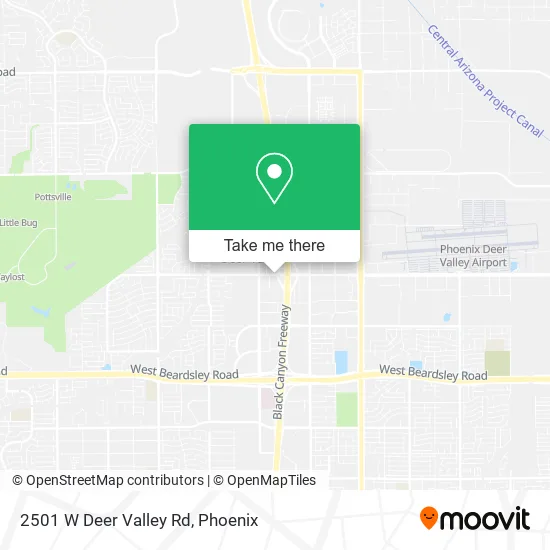 2501 W Deer Valley Rd map