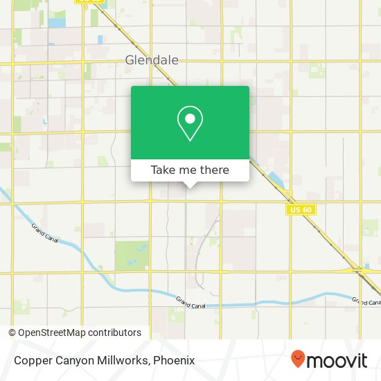 Copper Canyon Millworks map