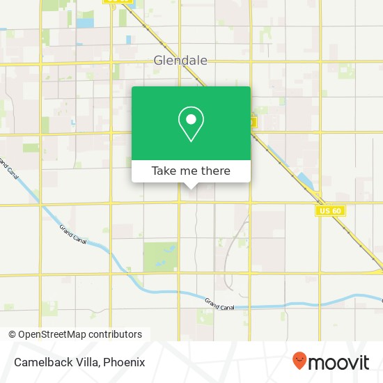 Camelback Villa map