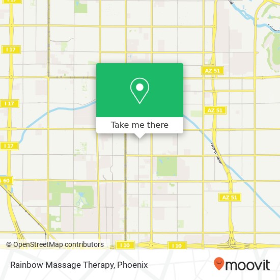 Mapa de Rainbow Massage Therapy