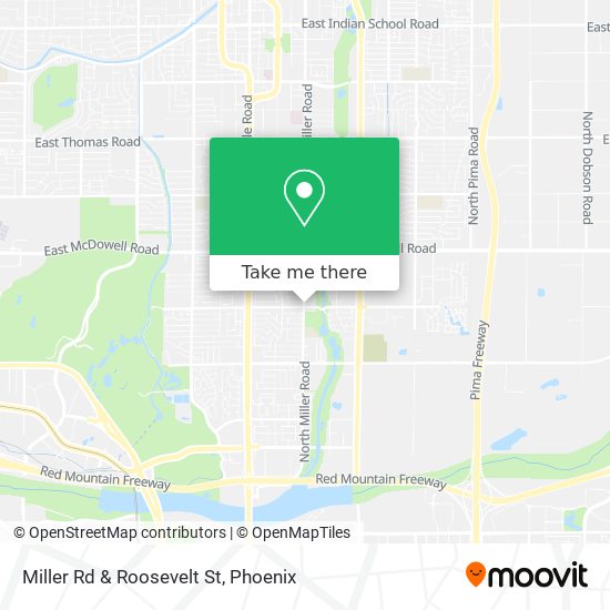 Mapa de Miller Rd & Roosevelt St