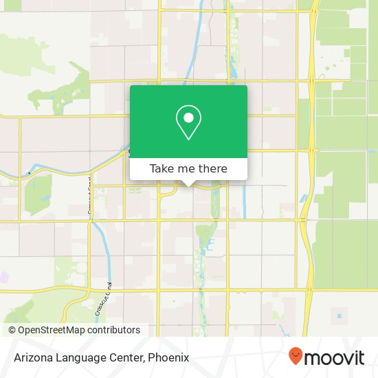 Arizona Language Center map