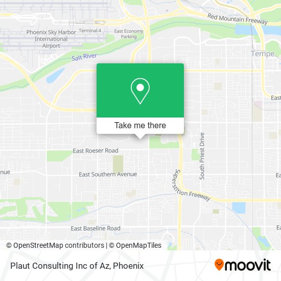 Plaut Consulting Inc of Az map