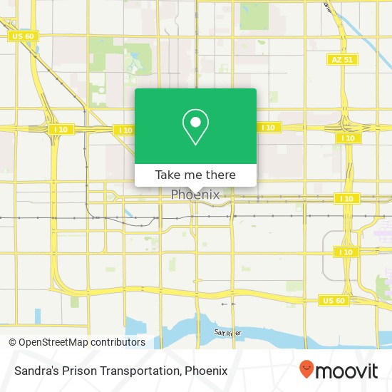 Sandra's Prison Transportation map