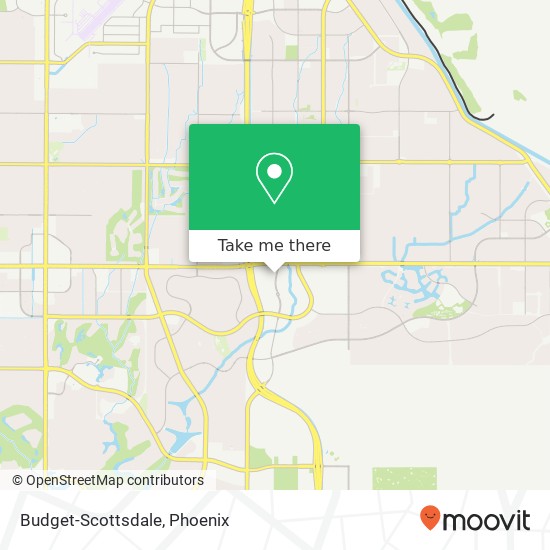 Budget-Scottsdale map