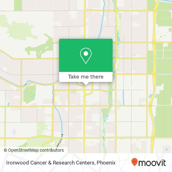 Mapa de Ironwood Cancer & Research Centers