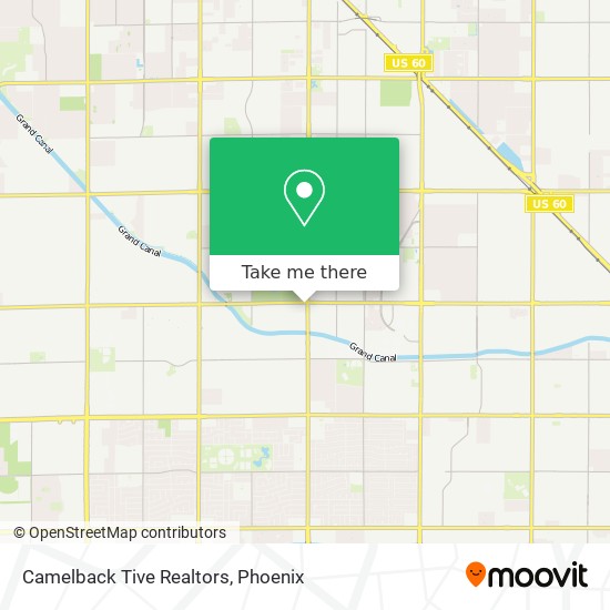 Camelback Tive Realtors map