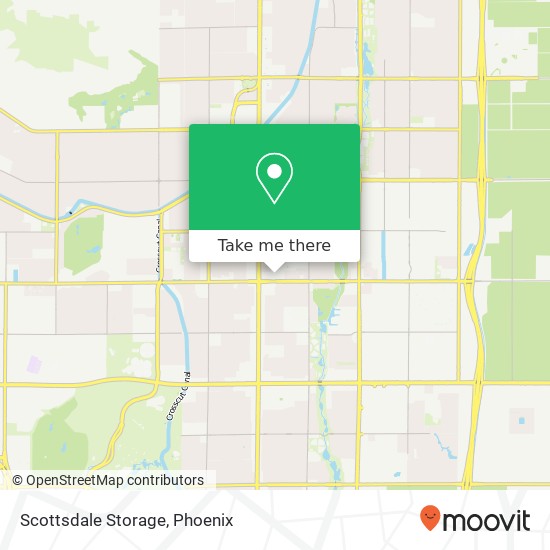 Mapa de Scottsdale Storage
