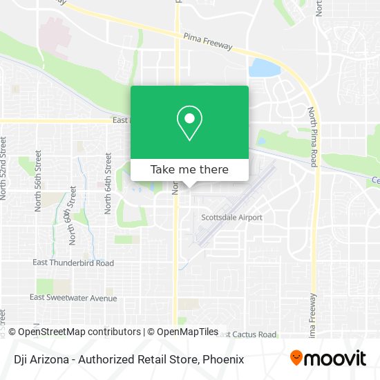 Mapa de Dji Arizona - Authorized Retail Store