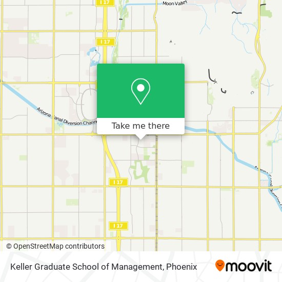 Mapa de Keller Graduate School of Management