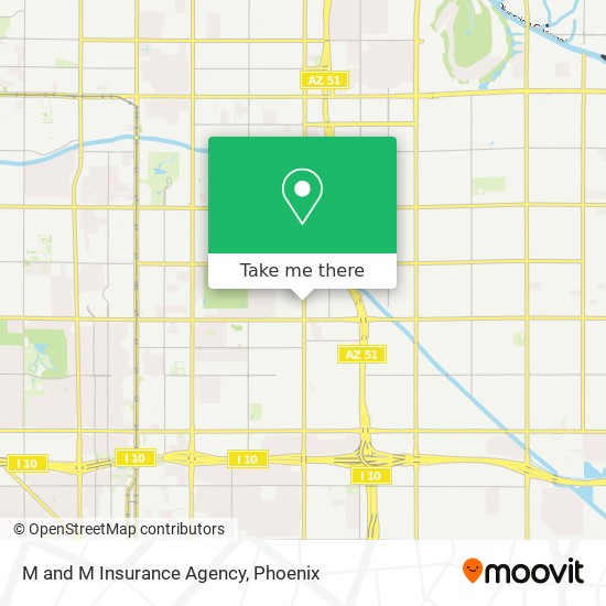 M and M Insurance Agency map