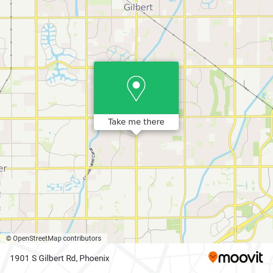 1901 S Gilbert Rd map