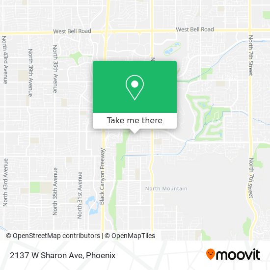 Mapa de 2137 W Sharon Ave