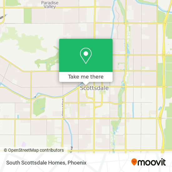 South Scottsdale Homes map