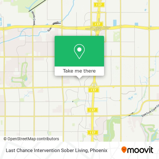 Last Chance Intervention Sober Living map