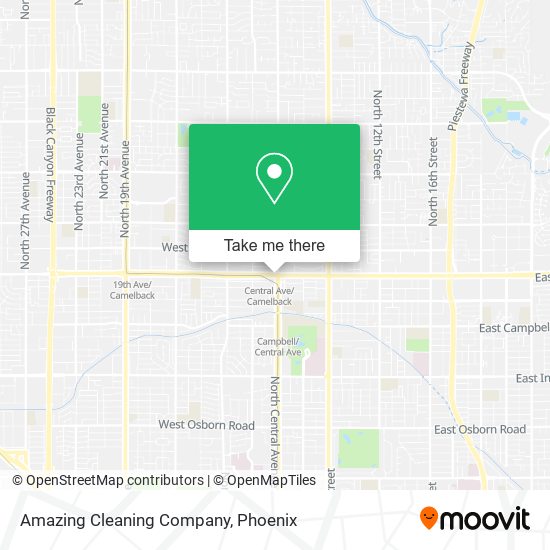 Mapa de Amazing Cleaning Company