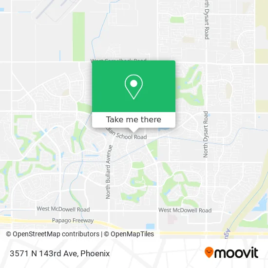 3571 N 143rd Ave map