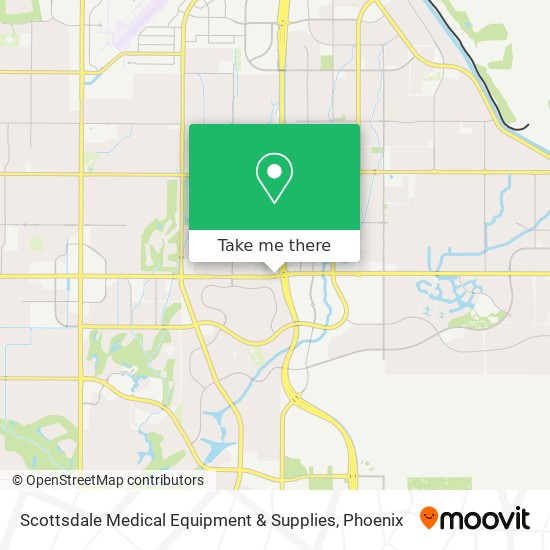 Scottsdale Medical Equipment & Supplies map