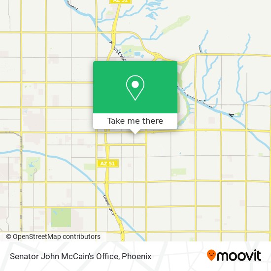 Mapa de Senator John McCain's Office