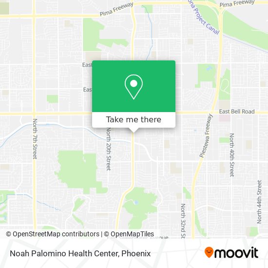Noah Palomino Health Center map