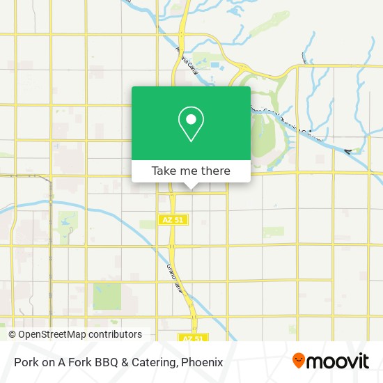 Pork on A Fork BBQ & Catering map
