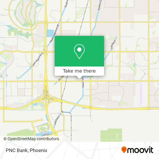 PNC Bank map