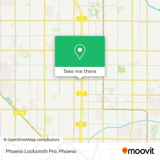 Phoenix Locksmith Pro map