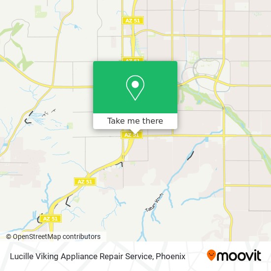 Mapa de Lucille Viking Appliance Repair Service