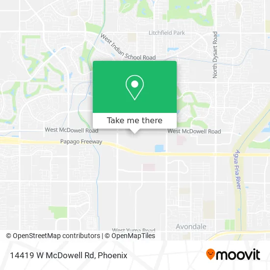 14419 W McDowell Rd map