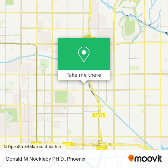 Mapa de Donald M Nockleby PH.D.