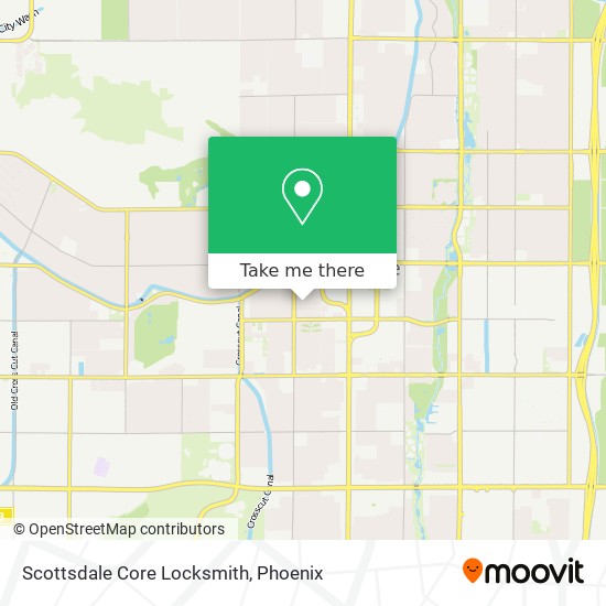 Mapa de Scottsdale Core Locksmith