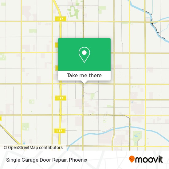 Single Garage Door Repair map