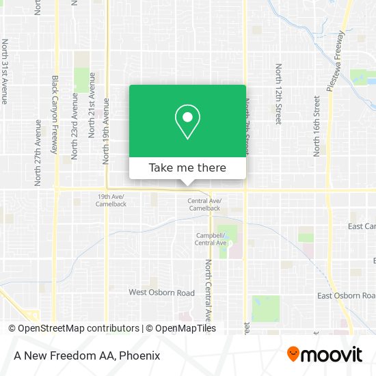 Mapa de A New Freedom AA