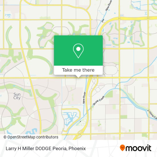 Mapa de Larry H Miller DODGE Peoria