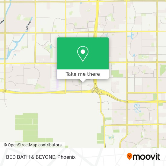 BED BATH & BEYOND map