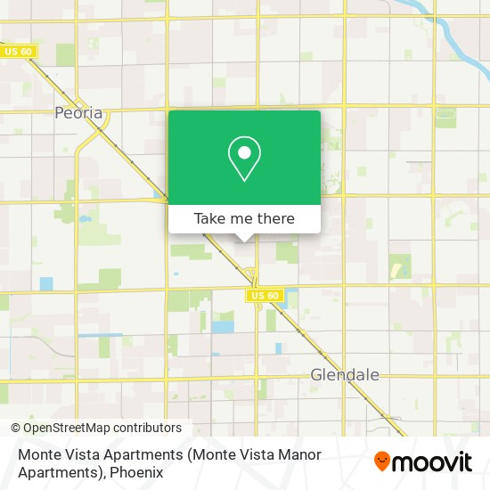 Monte Vista Apartments map