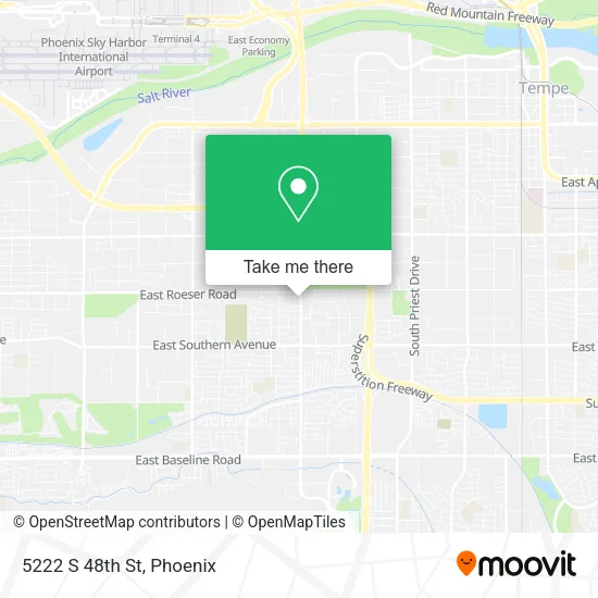 5222 S 48th St map