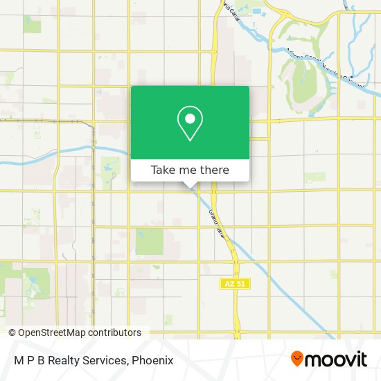 M P B Realty Services map