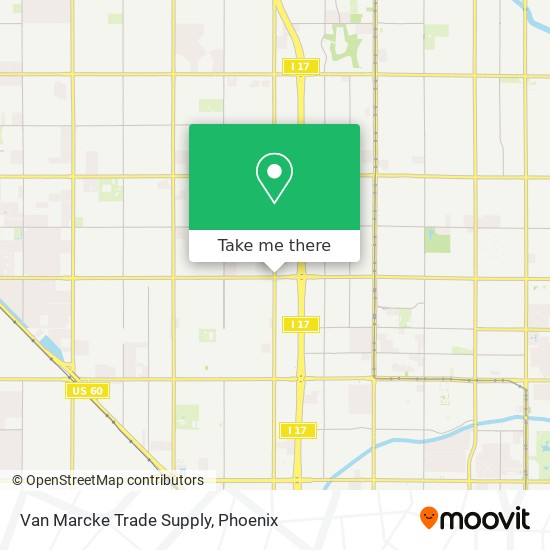 Mapa de Van Marcke Trade Supply