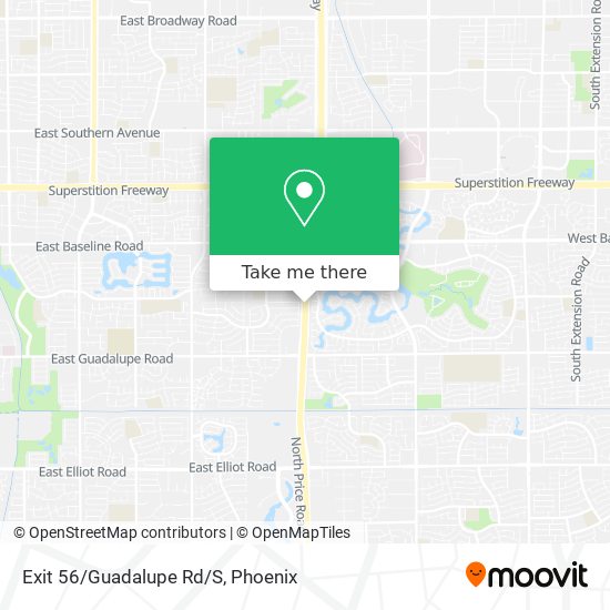 Exit 56/Guadalupe Rd/S map