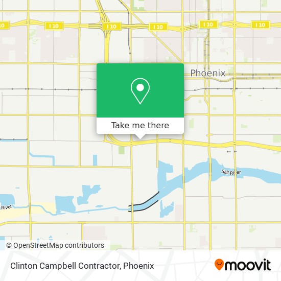Mapa de Clinton Campbell Contractor