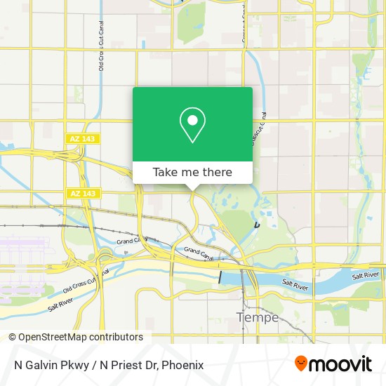 Mapa de N Galvin Pkwy / N Priest Dr