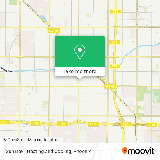 Sun Devil Heating and Cooling map