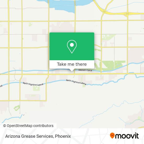 Mapa de Arizona Grease Services