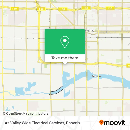 Mapa de Az Valley Wide Electrical Services