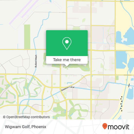 Wigwam Golf map