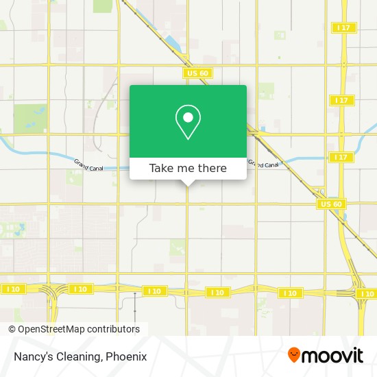 Nancy's Cleaning map