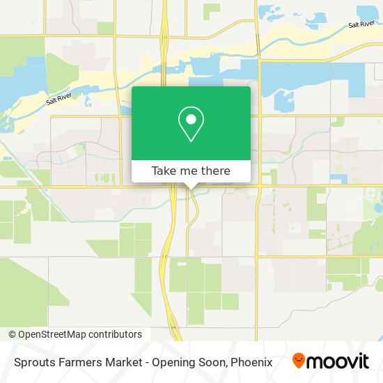 Mapa de Sprouts Farmers Market - Opening Soon